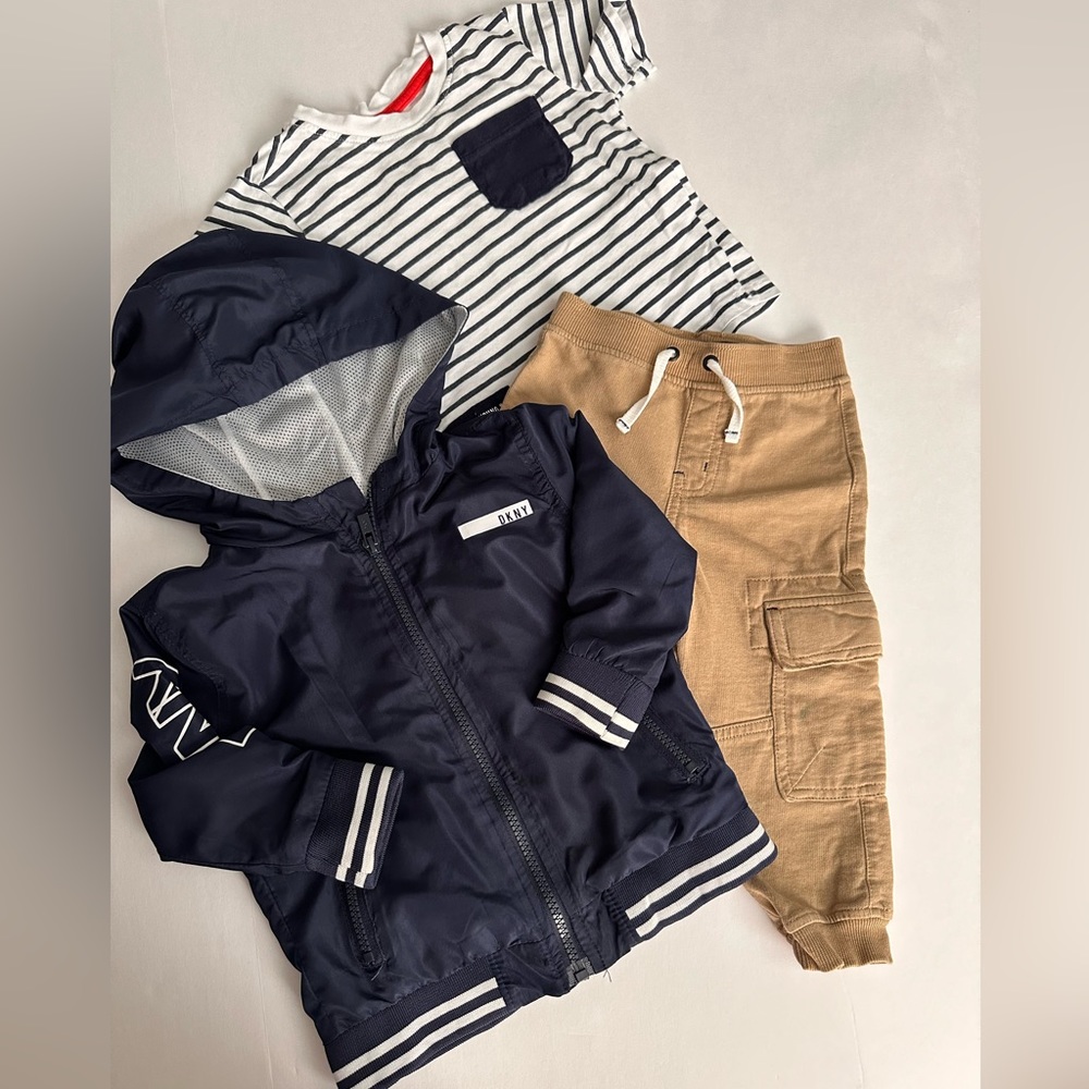 DKNY Kids Boys Pants Set size 2T Used